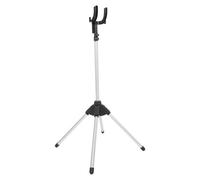 Operitacx Garment Aluminium Handheld with Rack Foldable Stable Steamer and Adjustable Height 90-160cm , Support Stand for Steaming Lightweight Alloy Hanger Clothes for Home Use
