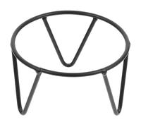 Operitacx Gazing Ball Stand Crystal Ball Holder round Iron Gazing Globe Fixing Holder Simple Structure Sturdy Safe Garden Outdoor Display