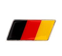 Operitacx Germany Flag Car Sticker 2.56X1.18In Scratch Resistant Decal for Car Window and Bumper for Daily Driving and Road Trips