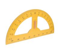 Operitacx Giant Semi Circle Protractor for Teachers Solid Wood Handheld Drawing and Measuring Tool with Precise Scale for Classroom Geometry and Angle Measurement