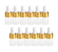 Operitacx Glass Dropper Bottles Essential Oil Bottles Leak-proof 30pcs 2ml for DIY Essential Oils and Bag Travel