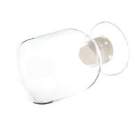 Operitacx Glass Storage Bottle 500ml Conical Cloche Jar with Rubber Stopper, Lightweight round Shape, Simple Design, Convenient for Laboratory and Experiment Use