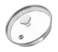 Operitacx Glass Tea Kettle Lid Replacement and Universal Fit with Stainless Steel Cap, 10.8cm Inner Diameter, High Temperature Resistance for Home and Business Kettles