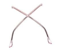 Operitacx Glasses Replacement Temples Crystal Pink Flat Tooth Eyeglasses Repair Arms for Comfortable Frame Support Easy Installation Eyeglasses Repair Kit