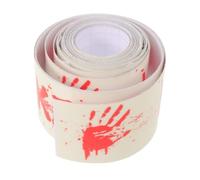 Operitacx Glow-in-the-dark and Long-term Luminous Effect with Steady Night Glow Halloween Decorative Caution Tape Self-adhesive Barricade Tape for Yard, Lawn and Porch Decor