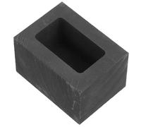 Operitacx Graphite Crucible Mold Metal Casting Ingot Mold for Zinc Alloy Refining