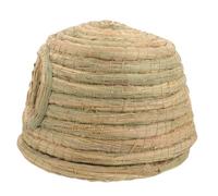 Operitacx Grass Bunny House for Hamster and Guinea Pig, Light Green Woven Nest Bed Providing Resting and Playing Space with Hideout Feature, Indoor Small Pet Habitat