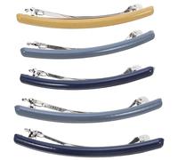 Operitacx Hair Clips Simple Design Side Clips for Women Candy-colored 5pcs Chic Iron Hair Barrettes with Strong Hold Random Color for Everyday Styling