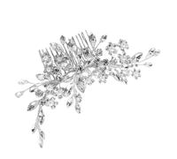 Operitacx Hair Comfortable for Lightweight to Alloy or Material Elegant Comb with Crystal Wear Headpiece Holiday or Birthday on Bridal Wedding Bride Bridesmaid