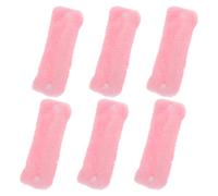 Operitacx Hair Curlers 6Pcs Coral Fleece Heatless Curlers Tools Soft Flexible Sleep Rollers for Overnight Use