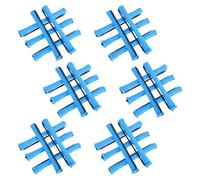 Operitacx Hair Curling Rods with Caps and Elastic Bands 30pcs Plastic Curlers Smooth Surface and Burrfree Finish, Versatile Styling Tools for Short Hair for Home and Professional