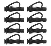 Operitacx Hair Dryer Cord Strain Relief Sleeves 8Pcs, Flexible Rubber Cable Bend Protectors for Universal Hair Dryer Power Cord, for Salon and Home