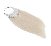 Operitacx Hair Swatches for Color Testing Practice with 30 Strands Per Pack, Professional Hair Level Swatches 1-10 for Barber Salon and Hairdressing Practice, Versatile Colour Samples