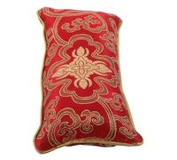 Operitacx Hand Support Cushion for Clinics and Homes, Silk Fabric and Pearl Cotton Material, Easy to Clean, Red Pulse Diagnosis Cushion Reduces Wrist Strain for Accurate Traditional Medicine