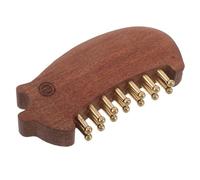 Operitacx Handheld Copper Teeth Wood Scalp Comb for Hair Growth Multi-Use Meridian Massager Tool Designed for Neck, Shoulder and Full Body Massage Spa