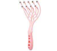 Operitacx Handheld with Steel Nine Scratcher Ergonomic Design, Portable Scalp Massage Tool for Relaxation at Home on The Go