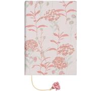 Operitacx Handmade Cloth Book Cover Sleeve for A5 Textbooks with Soft Fabric and Bookmark Protective Book Protector for School and Office Use