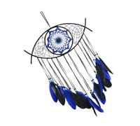 Operitacx Handmade Elegant Design with Cotton Rope Evil Eyes Dream Catcher Wall Hanging Ornament Interior Decoration Accent for Home Decoration and Protection from Evil