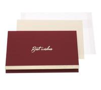 Operitacx Handy Vows Cards for Wedding Banquets, Assorted Colour Premium Paper with Delicate Design, Photo Prop Not Easy to Fade, for Elegant Wedding Speeches