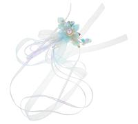 Operitacx Hanfu Hair Comb Decorative Hairpin Ribbon Alloy Resin Ancient-style Easy to Use Quick Hairstyling for Women Traditional Chinese Aesthetics Costume Photography