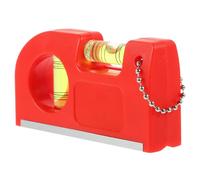 Operitacx Hanging Bubble Spirit Level String Line Level for Layout Brick Working and Flooring Decking Red Bubble Ruler Tool for Site Lining and Engineering Measurement