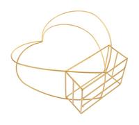 Operitacx Heart Shaped Flower Basket Stand Hand Woven Flower Girl Baskets Floral Display Rack Floral Arrangements
