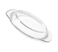 Operitacx Heat Resistant Microwave Oven Glass Cover for Bowls Splash Food Protector Lid for Steaming and Baking Oven Safe Dishwasher Friendly