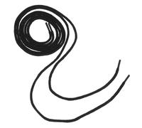 Operitacx Heavy Duty Black Shoelaces for Boots Exceptional Durability and Fire Resistance, round Cotton and Fiber Material, for Heavy Duty Work Environments and Hiking, 100cm Length