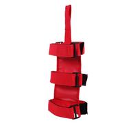 Operitacx Heavy Duty Fire Extinguisher Mounting Strap for Vehicles Nylon Bracket with Roll Feature Compatible with Various Car Models Fire Safety Accessory