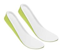 Operitacx Height Increasing Pressure Relief and Soft Shock Absorption Sports Shoe Insoles for Men and Women, Breathable Eva Material Invisible 2.5cm Heel Raise Inserts for Sports Shoes