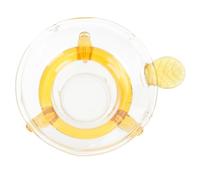 Operitacx High Borosilicate Glass Tea Strainer Convenient Mesh for Filtering Tea Dregs Suitable