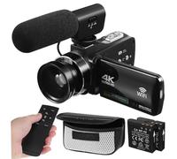 Operitacx High Definition Digital Camera with Touch Screen Lightweight Portable Video Camera for Vlogging and Filming Display Equipped with Microphone and Multiple Modes for Versatile Use