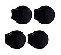Operitacx High Heel Half Sole Insoles Non-Slip Front Foot Cushions Invisible Black Pads for Women’s Heels, 2 Pairs Ball-of-Foot Protectors for Comfortable Wear