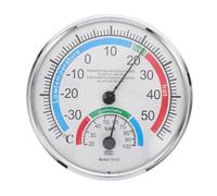 Operitacx High Precision Outdoor Thermometer and Hygrothermograph with Metal Body, Easy to Use for Home and School Temperature and Humidity Monitoring
