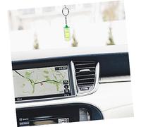 Operitacx High Precision Spirit Bubble Level Keychain with Pendant for Accurate Measuring Lightweight Portable Pocket Tool and Stylish Key Bag Decor for Everyday Use Random Color