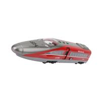 Operitacx High Speed Railway Pull Back with Sound and Lights Durable Plastic High Speed Train Model for Friction Powered Inertia Safe Smooth Design for Boys and Gift Random Color