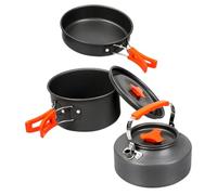Operitacx Hiking Pot Camping Pot and Pan Set for Small Groups 1 Set Aluminum Alloy Portable Design Easy to Clean for Outdoor Activities