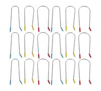 Operitacx Hot Roller Clip and Hot Curler Clamp 24Pcs Replacement Securing Pins for Electric Heated Rollers, for Salon and Everyday Hair Curling