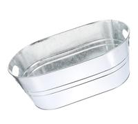 Operitacx Ice Bucket and Smooth Texture Stainless Steel 15l with Sturdy Structure Silver Metallic Beverage Cooler for Party and Nightclub Use