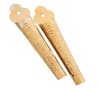 Operitacx Incense Holder Versatile Placement Stainless Steel 2pcs Hanging in Elegant Gold Wall Mount Incense Burner Holder with, for Door Gods, Suitable for Prayer Room and Home Use