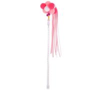 Operitacx Interactive Cat Teaser Wand with Bell for Home Play and Exercise | ABS and PVC Build, Indoor Use, Entertainment Focus, PET Cat Friendly, Teaser Wand Design