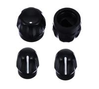 Operitacx Intercom Volume Channel Knob 4Pcs Replacement Control Knobs for Motorcycle GP328 GP338 GP340 GP344 Made of Sturdy Material Easy Installation