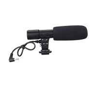 Operitacx Interview Microphone for Video Camera Featuring Broad Angle Sound Collection and High Sensitivity for Camcorders and Mobile Devices