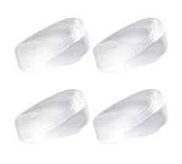 Operitacx Invisible Gel Height Increase Insoles, 2 Pairs Shock Absorption Shoe Inserts with 2cm and 3cm Lift, Comfortable Foot Support for Daily Wear and Height