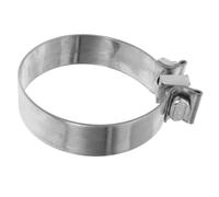 Operitacx Iron Exhaust Clamp for Vehicle Car Modification, Simple to Connect Components, Resistant to Harsh Environments, Suitable for 102mm/4.01-inch Pipes, Strong and Stable Connection