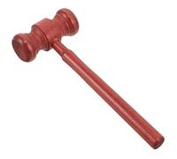 Operitacx Judge Gavel with Loud Knock Sound Smooth Edges Role Play Mallet for Courtroom Cosplay Auction for Boys and Costume Accessories for School Plays and Halloween