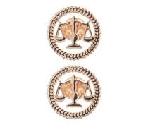 Operitacx Justice Lawyer Lapel Pin 2PCS Alloy Scale of Justice Brooch for Judges and Law Professionals, Golden, Lasting Use, Courtrooms