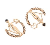 Operitacx Justice Libra Scale Lapel Pin for Coats and Suits 2pcs Lightweight Alloy Metal Brooch Vintage Symbolic Design for Men and Women at Official Events and Important Gatherings