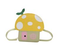 Operitacx Kids Mushroom Coin Purse Yellow Pu Cartoon Change Bag with Storage Changes and Ultra Comfort for Little Girls and Toddlers Fashionable Shoulder Pouch
