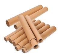 Operitacx Kraft Paper Mailing Tubes Sturdy Kraft Paper Cylinders 20pcs round Spacesaving Design Stackable Convenience for Shipping and Packaging Needs for Classroom and Craft Storage